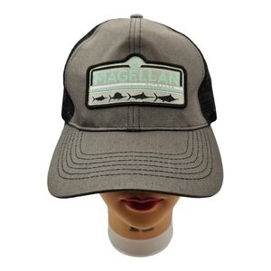 Magellan Outdoors Embroidery Snapback Mesh Back‎ Adjustable Adult Cap Hat Black